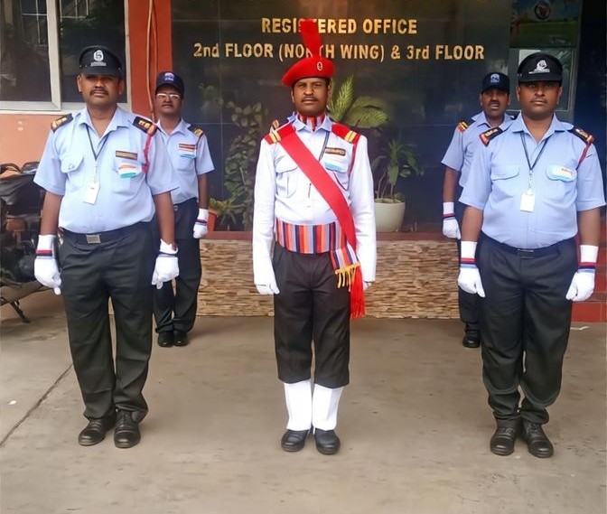 Monisha Security Agency security team on duty at Kamarajar Port